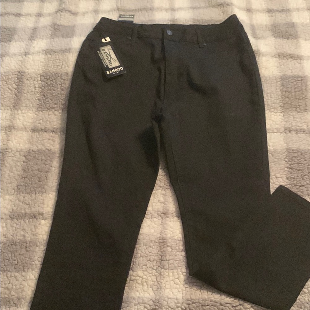 BAMBOO Classic Black Trousers